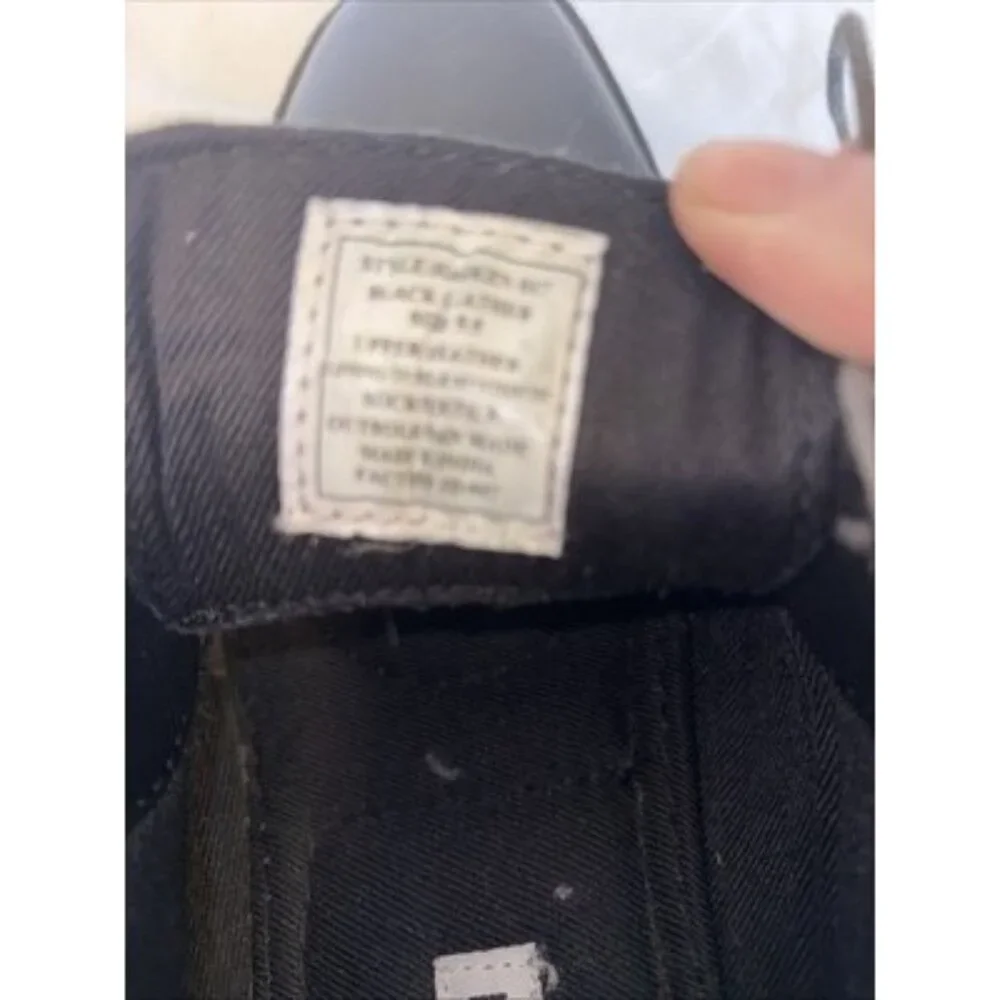 Steve Madden Mens 9.5 Chukka Ankle Boot Black Leather‎ Harken017